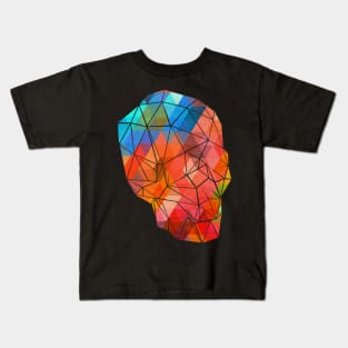 Skull Made of Color Kids T-Shirt